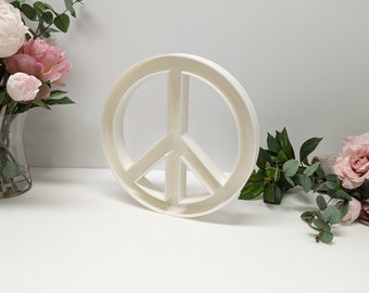 Peace Sign Symbol Tray for charcuteries candies sweets baked goods fruits SOLID washable and reusable food safe material sold EMPTY