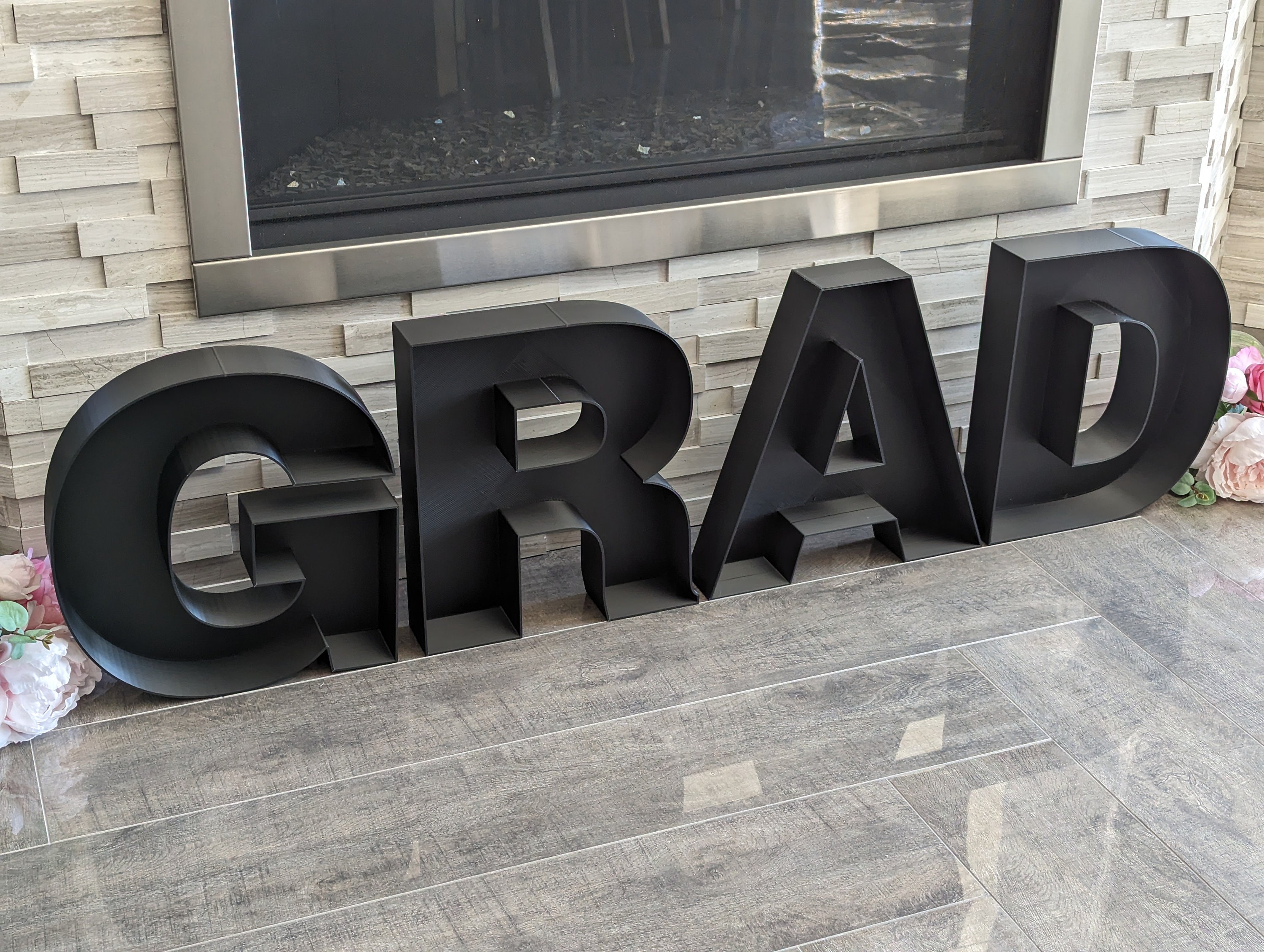 Graduation Letter Props Custom Letter Stand, Graduation Photo Prop, Food Safe Plastic - Etsy