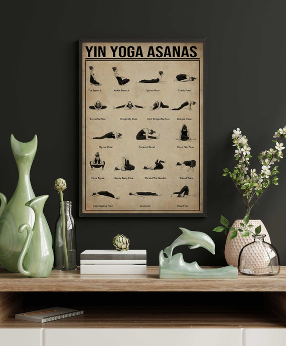 Yin Yoga Poses Poster, Yoga Art, Yoga Wall Art, Yoga Pose Print, Yoga  Decor, Yoga Gifts, Yoga Room Decor, Yoga Lover Gift, Yoga Art Print -   Hong Kong
