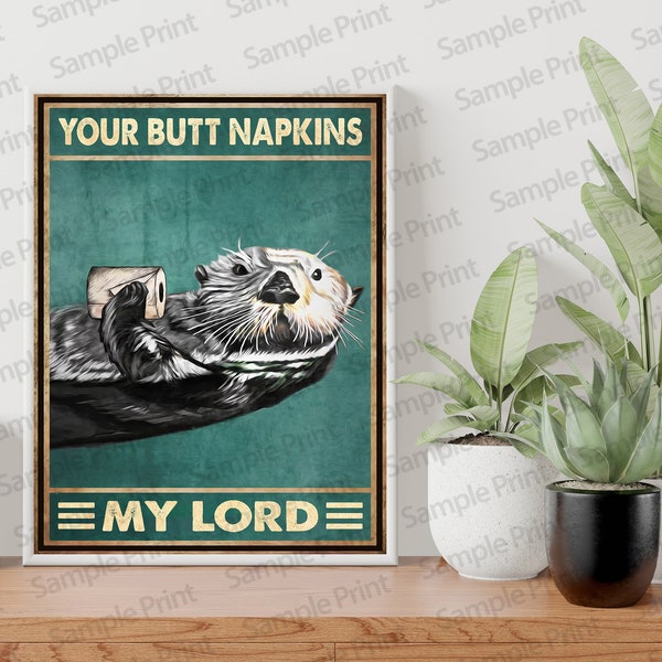 Your Butt Napkins My Lord - Etsy