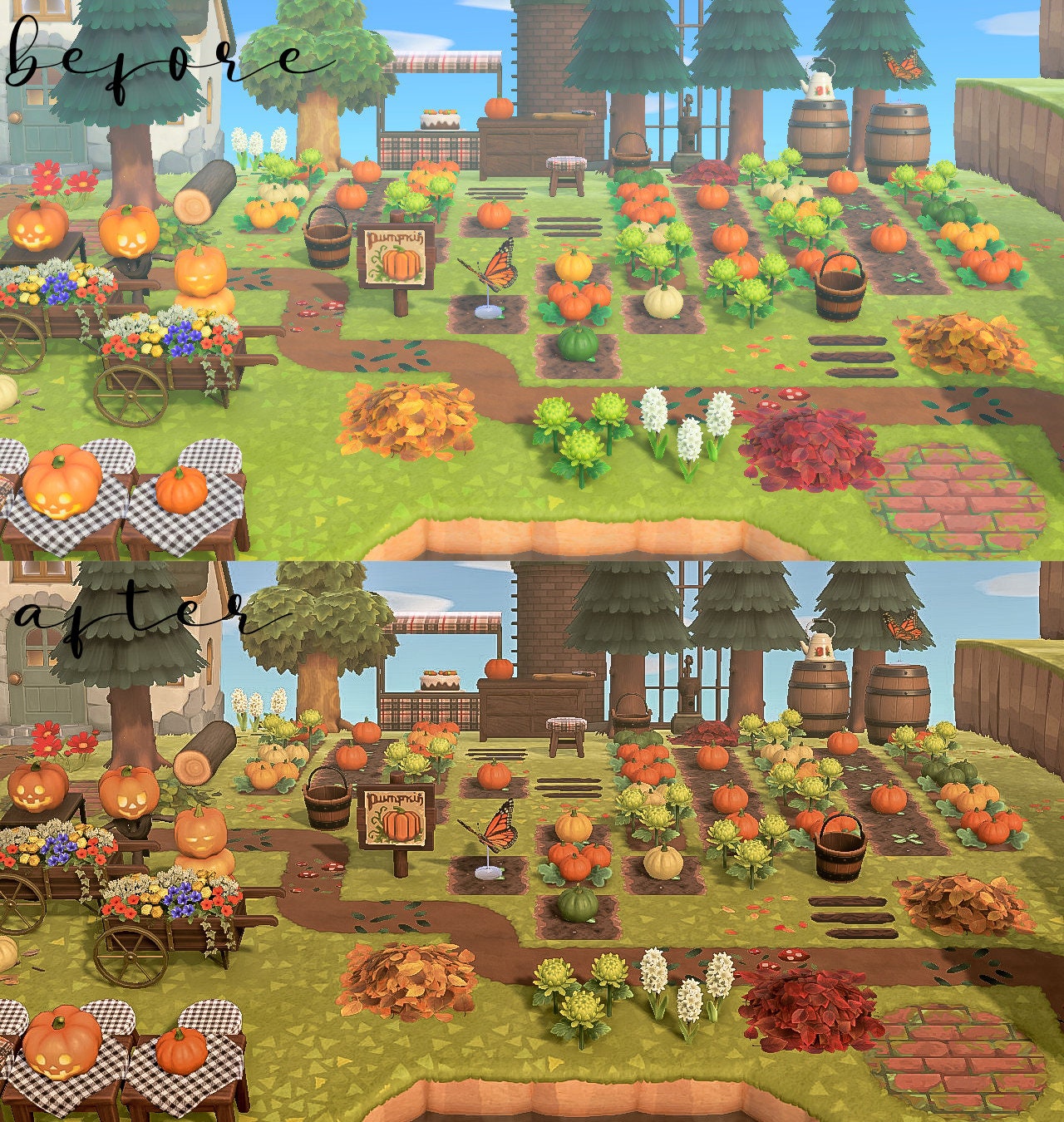 Pumpkin Patch ACNH Animal Crossing Preset Lightroom Mobile Etsy