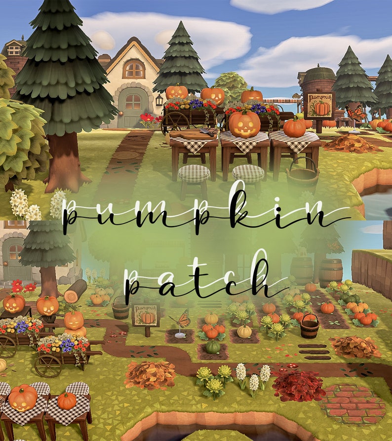 Pumpkin Patch ACNH Animal Crossing Preset Lightroom Mobile Etsy