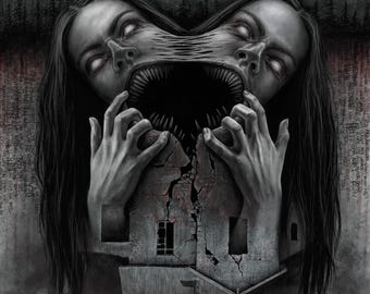 Horror Artwork Dark Art Print