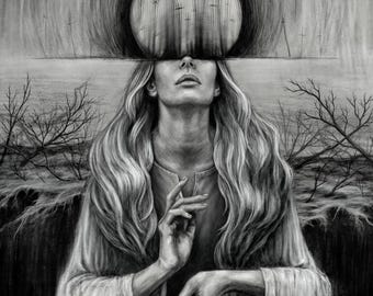 As Above, so Below, Dark Giclée Art Print