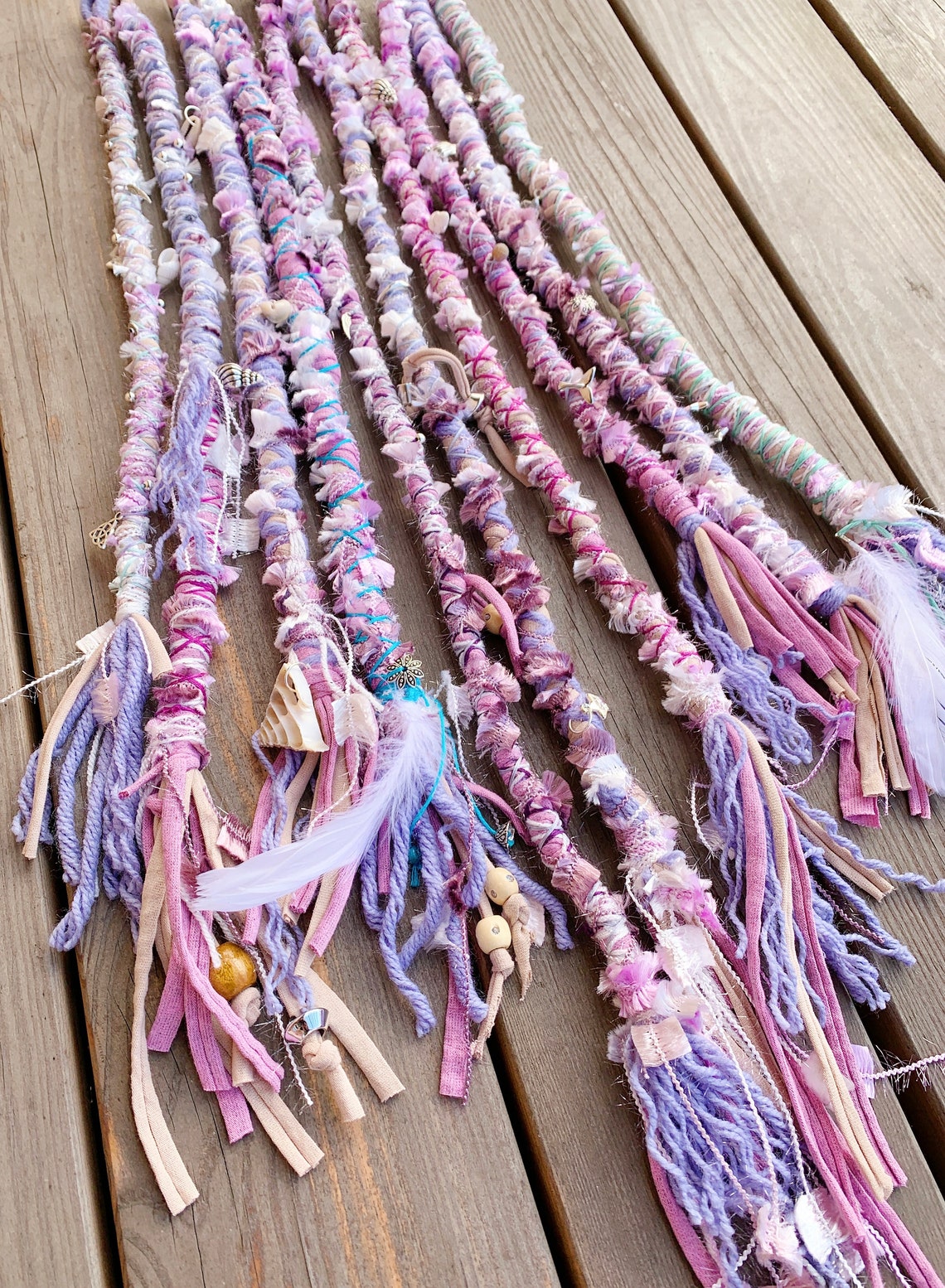 DreadWrap Hair Wrap Boho Dreadlock Extension Macrame Wrap Etsy