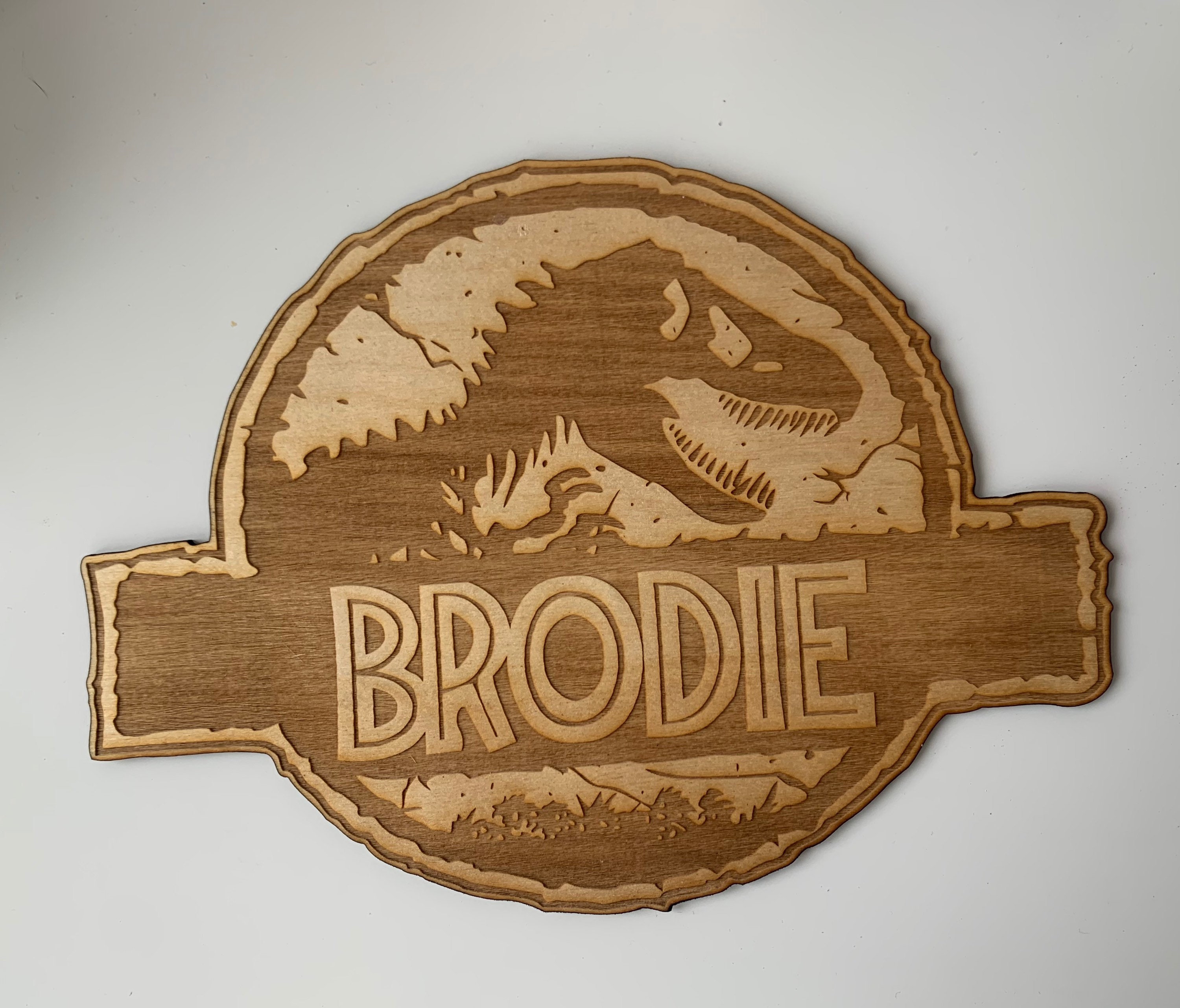 Jurassic Park l Jurassic World Door Sign Personalised | Etsy