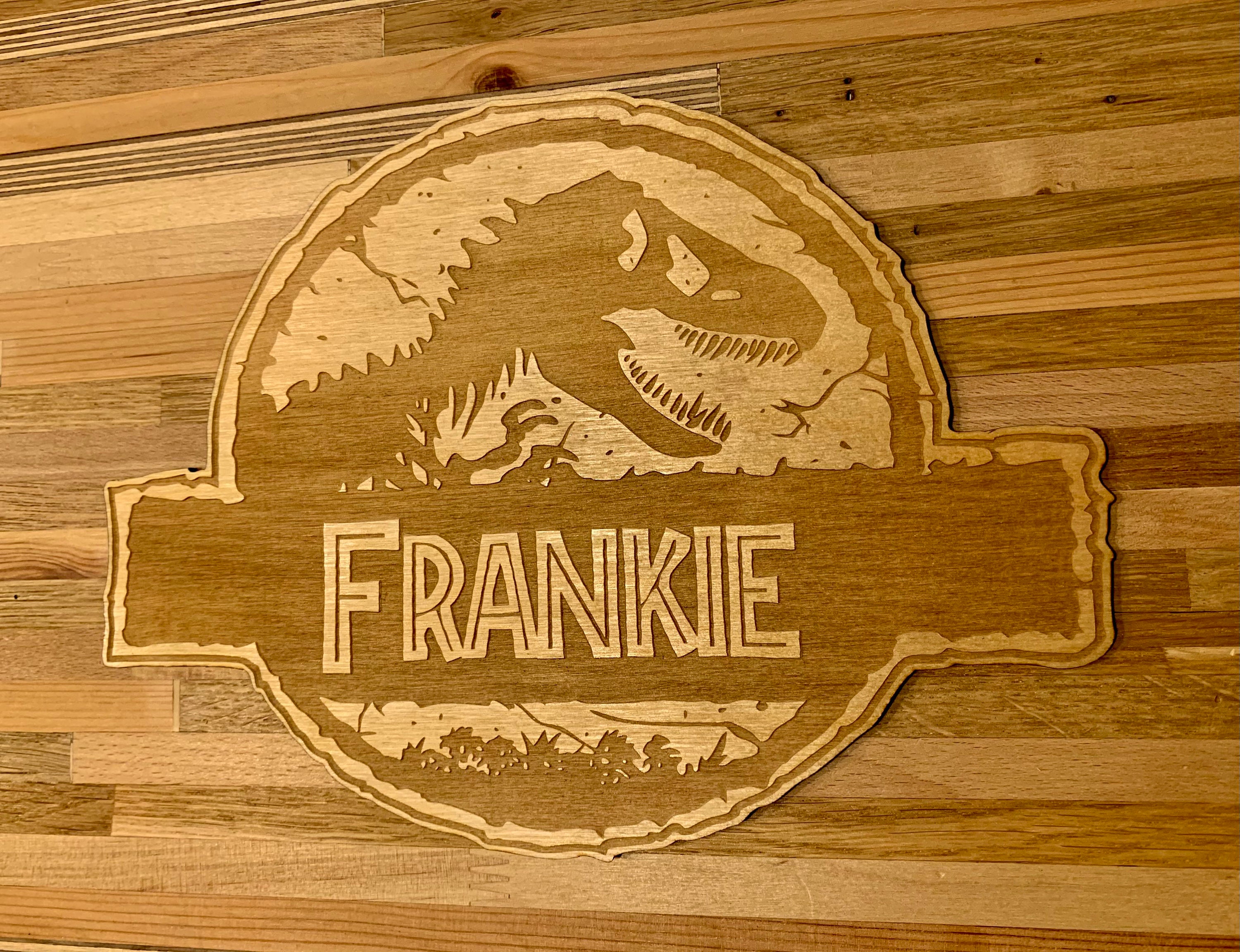 Jurassic Park Door Sign Personalised childrens / Kids | Etsy