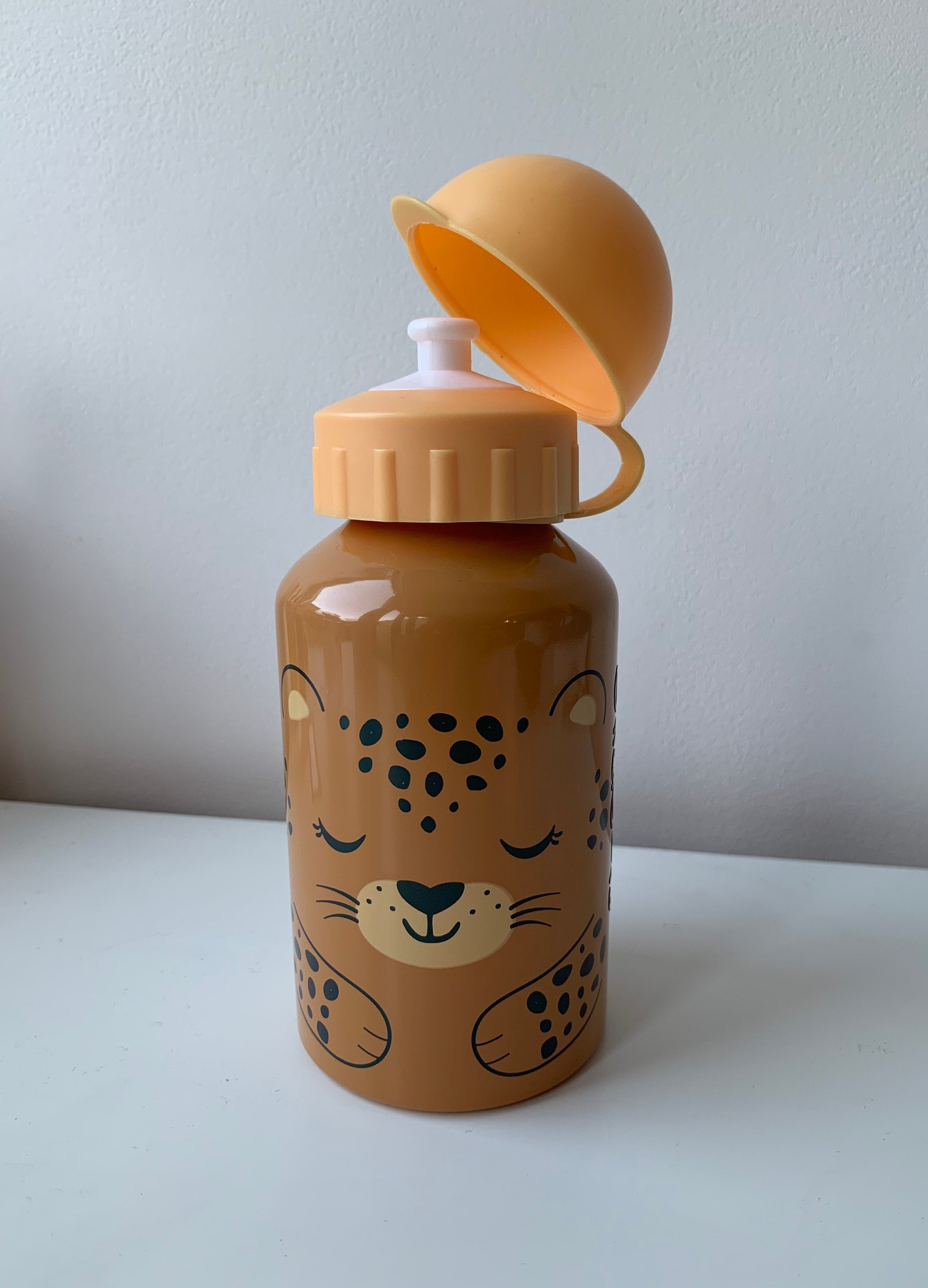 Animal Water Bottle personalised with lid ideal for Etsy