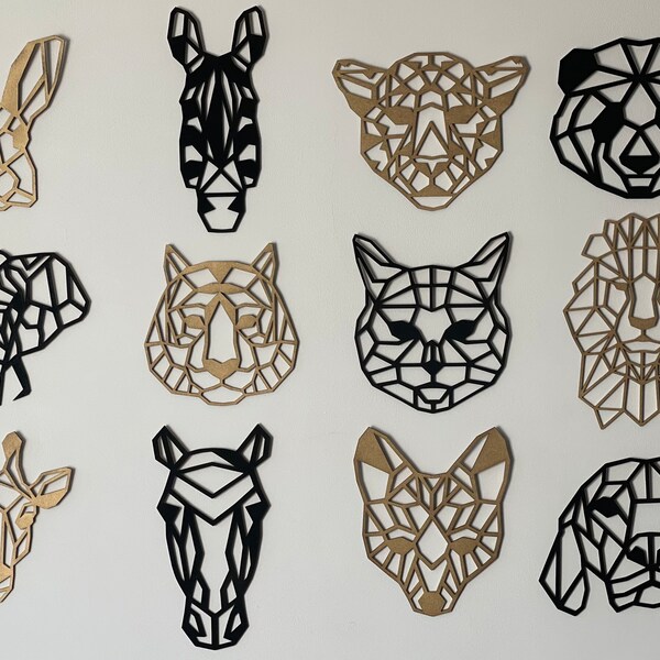 Geometric Animal Etsy