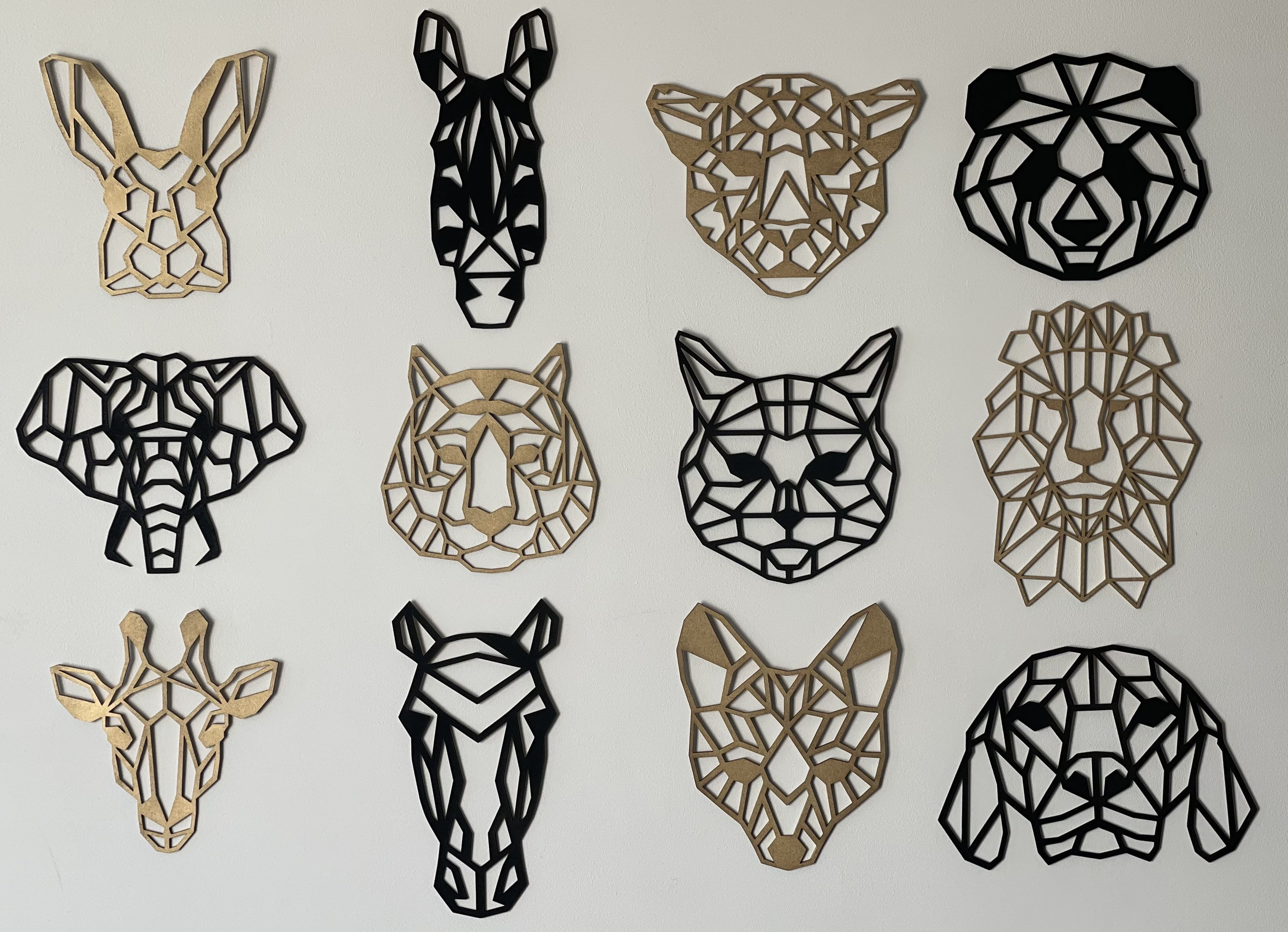Geometric Animals - Etsy Geometric Animals - Etsy