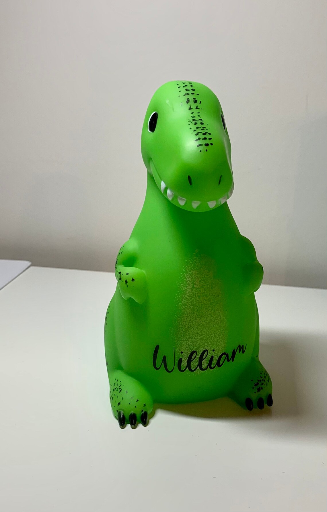 Dinosaur night light personalised option. Toddler gift idea Etsy