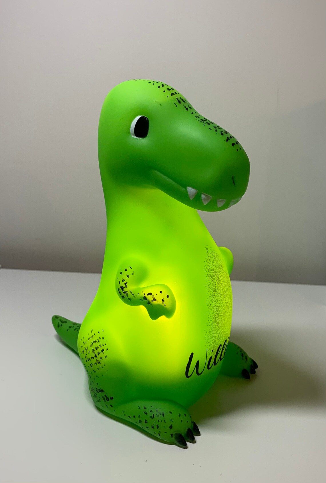 Dinosaur night light personalised option. Toddler gift idea Etsy