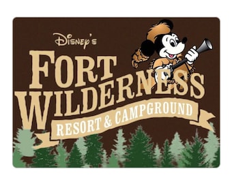 Fort Wilderness Musket Mickey Magnet
