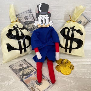 Holiday Elf Disney Scrooge McDuck Scene