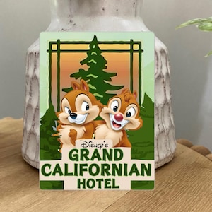Disneyland Grand Californian Hotel Magnet, Refrigerator Magnet, Trip Souvenir