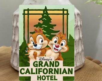 Disneyland Grand Californian Hotel Magnet, Refrigerator Magnet, Trip Souvenir