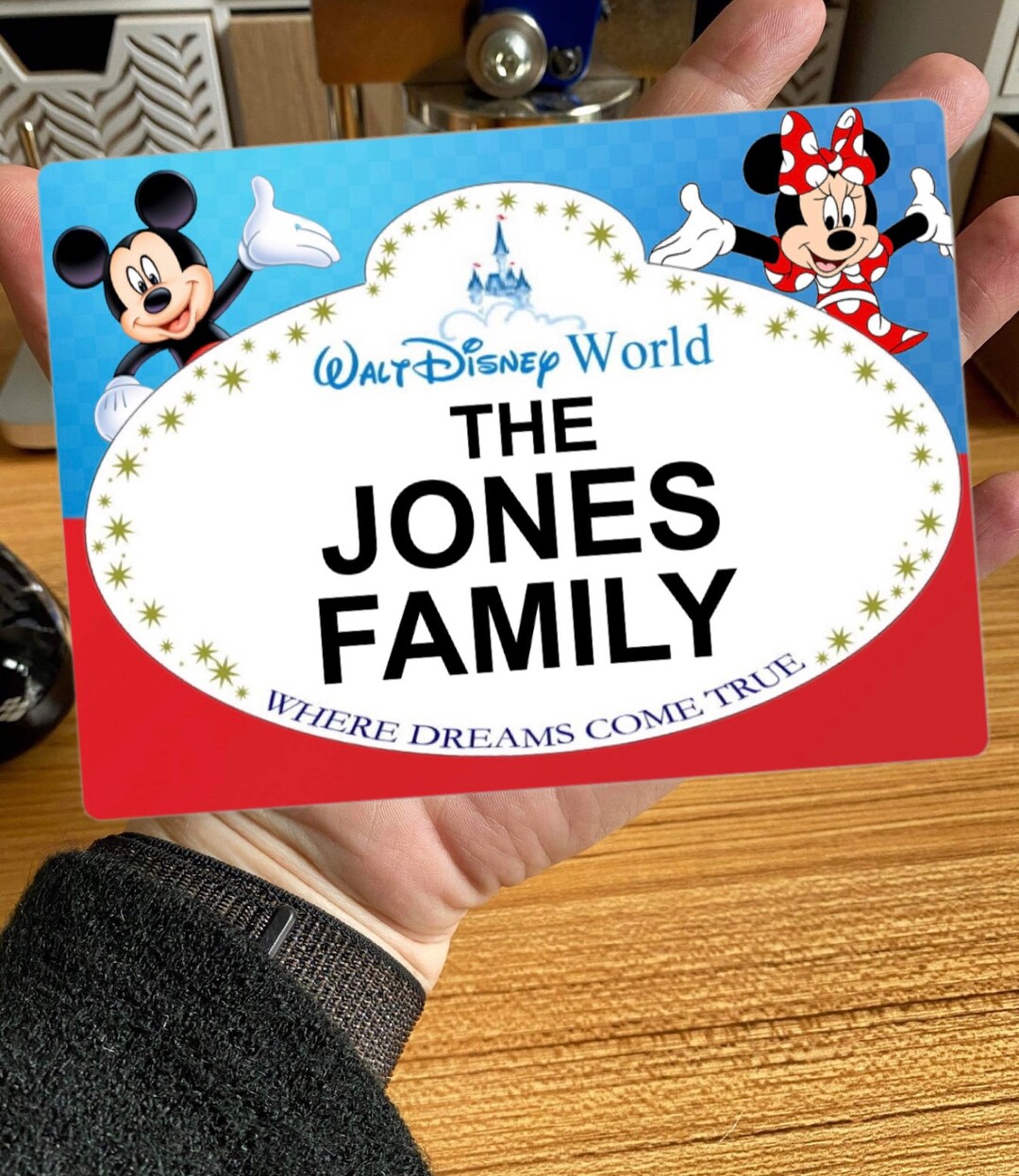 Disney Name Badge Etsy