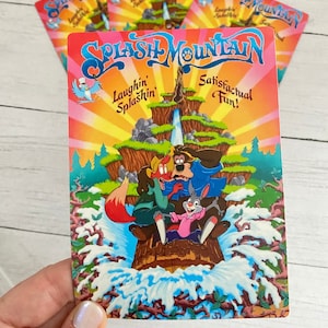 Disney Splash Mountain Magnet, Magic Kingdom Fahrt, Last Splash, Lied des Südens, Bär Kaninchen