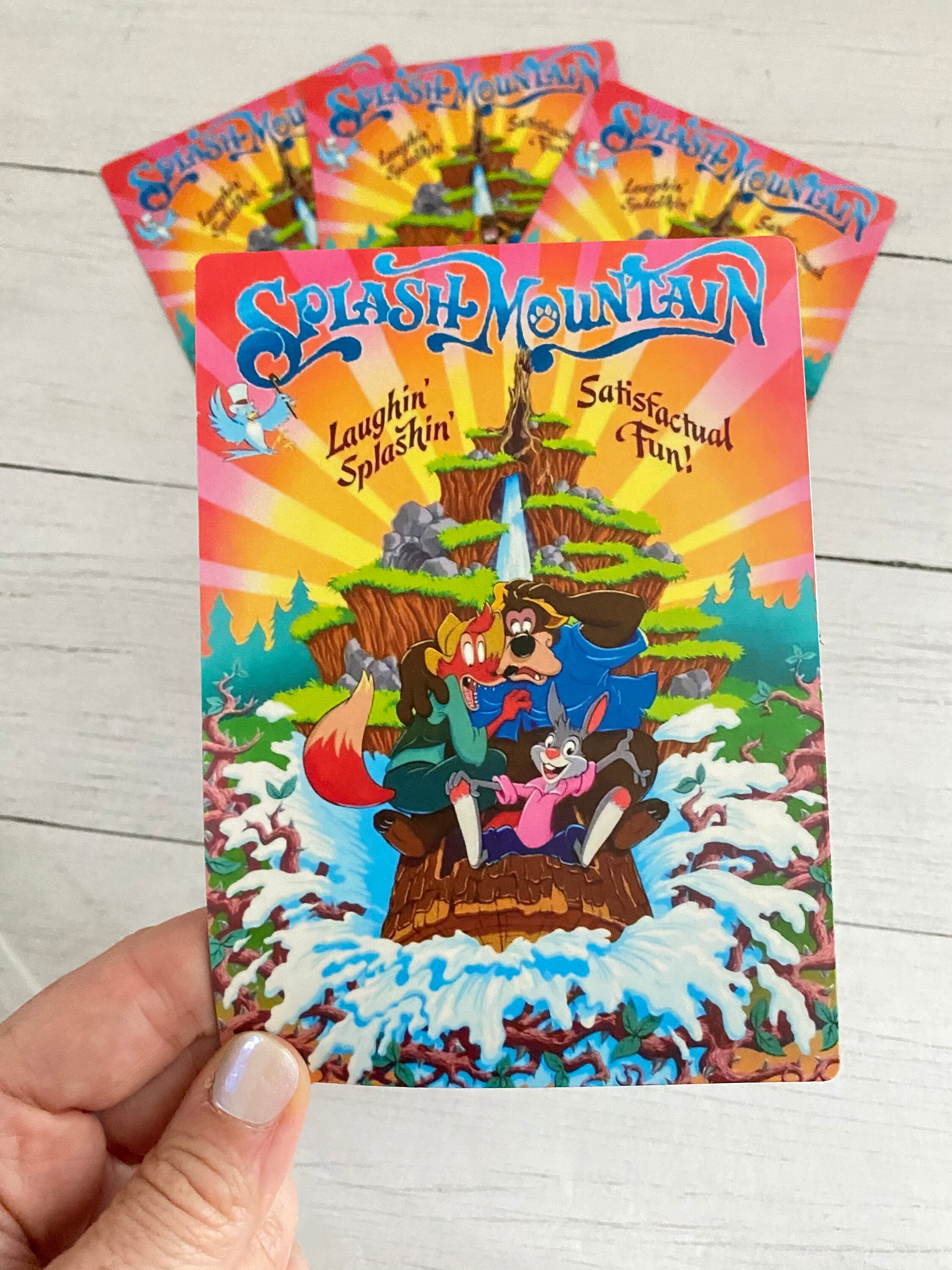 Disney Splash Mountain Magnet, Magic Kingdom Ride, Last Splash, Song of the South, Brer Rabbit