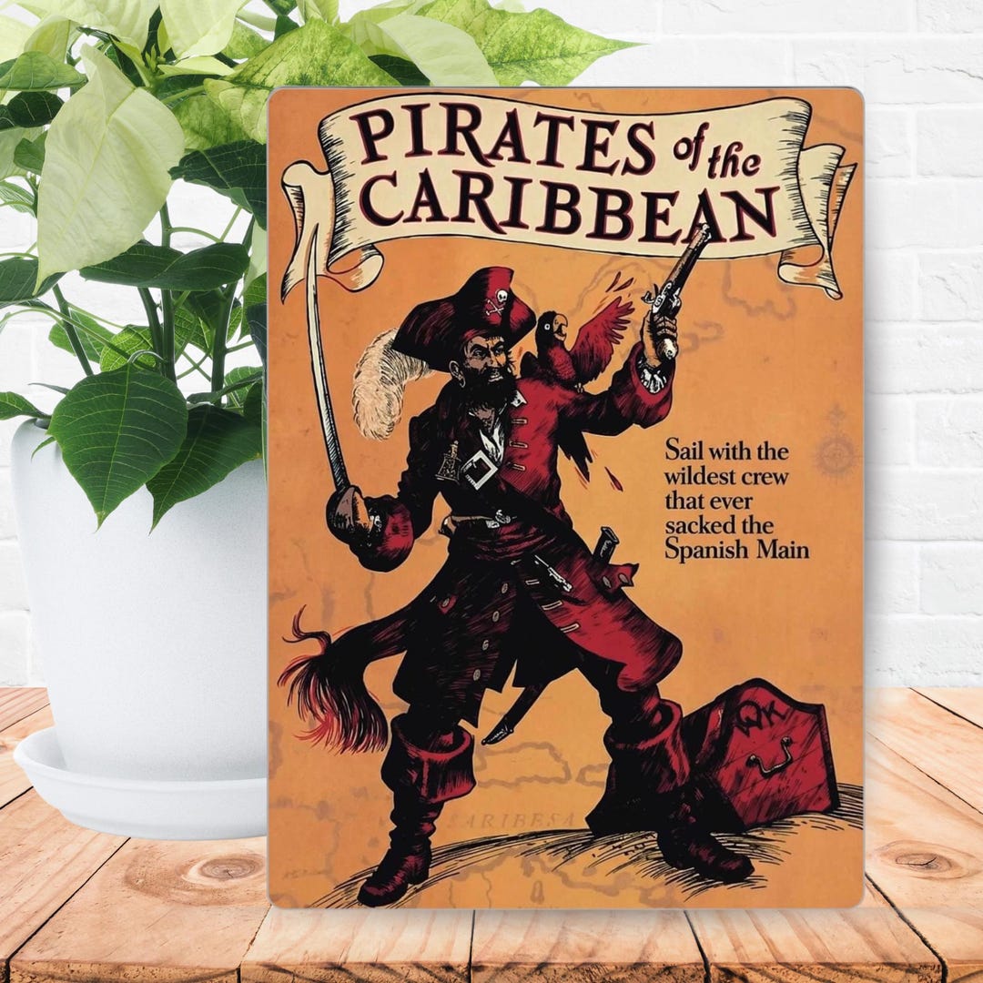 Disney Pirates of the Caribbean Ride Magnet - Etsy