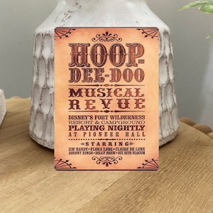 Hoop-Dee-Doo Musical Review Magnet, Disney Fort Wilderness