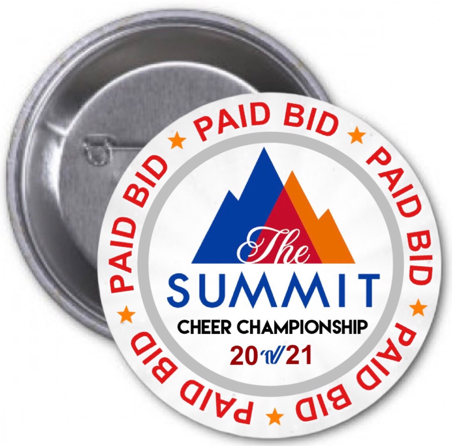 Summit Paid Bid Cheer Button Etsy