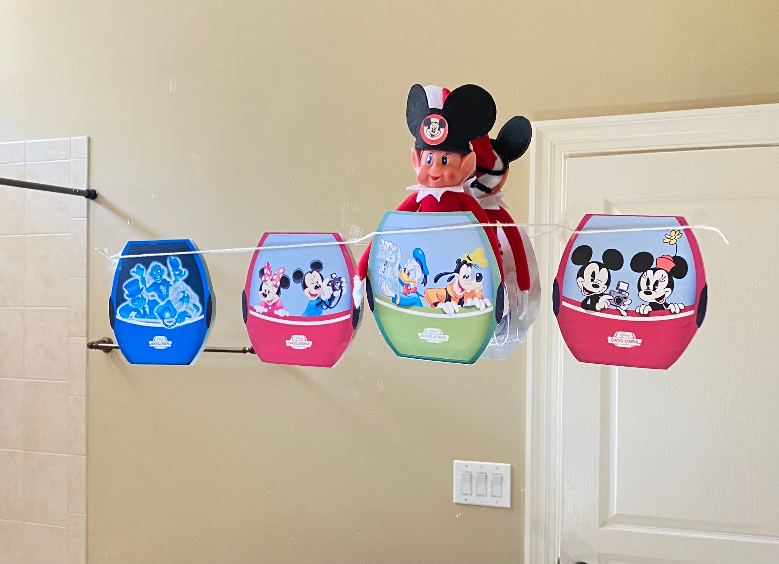 Disney Skyliner Scene for Holiday Elf