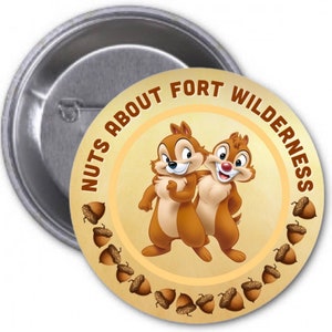 Chip y Dale Nuts acerca del botón Fort Wilderness