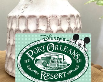 Disney’s Port Orleans Resort Riverside French Quarter Magnet, Refrigerator Magnet, Trip Souvenir