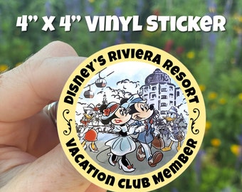 Riviera Resort Vinyl Sticker
