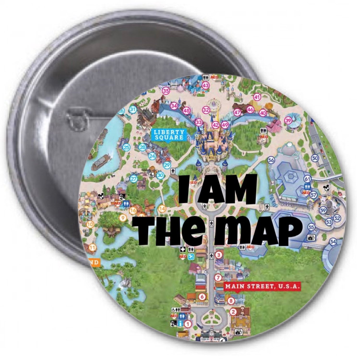 Magic Kingdom I AM the Map Button