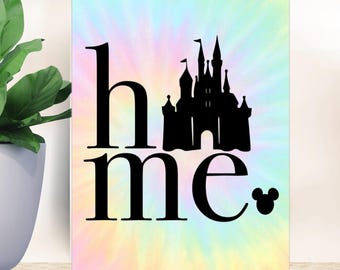 Disney’s HOME Castle Magnet, Refrigerator Magnet, Trip Souvenir