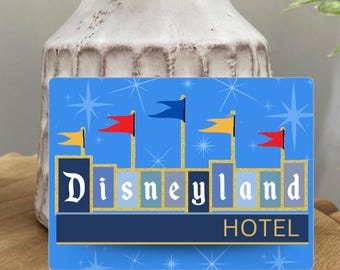 Disney’s Disneyland Hotel Magnet, Refrigerator Magnet, Trip Souvenir
