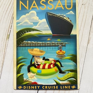 Disney Cruise Nassau Magnet, Fish Extender Gift, Stateroom Door Magnet