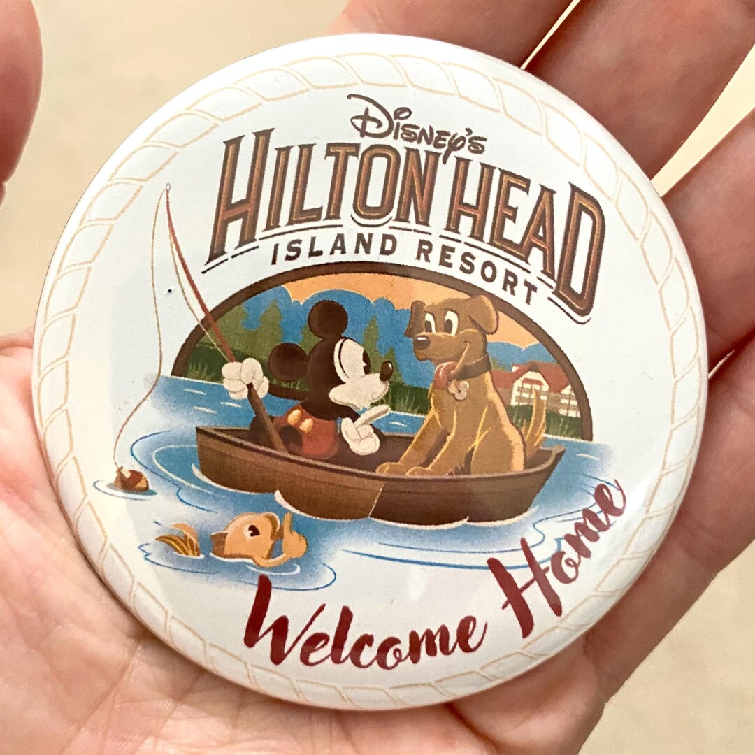 Resort Button Disney Hilton Head Island Resort Button - Etsy