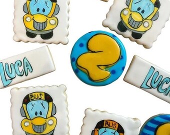 School Bus Cookie Set