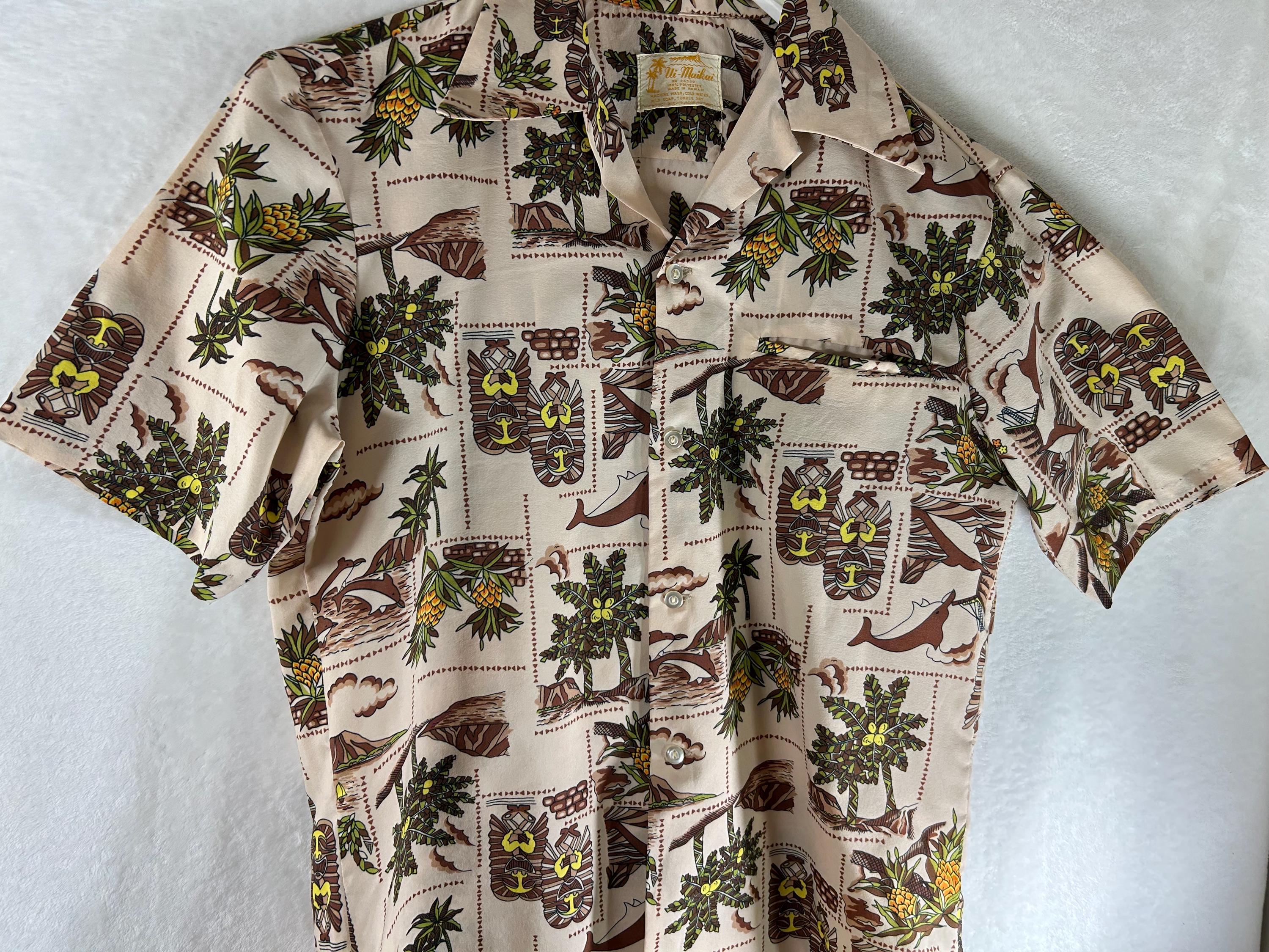 Vintage Vintage 60s Ui Maikai Hawaiian Aloha Shirt - Medium - Etsy