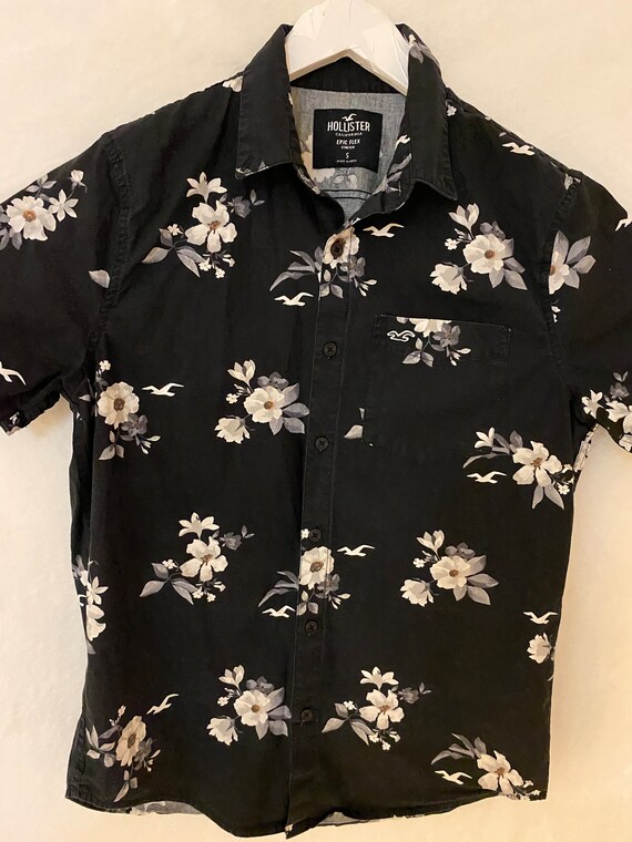 Hollister hawaiian shirt sales