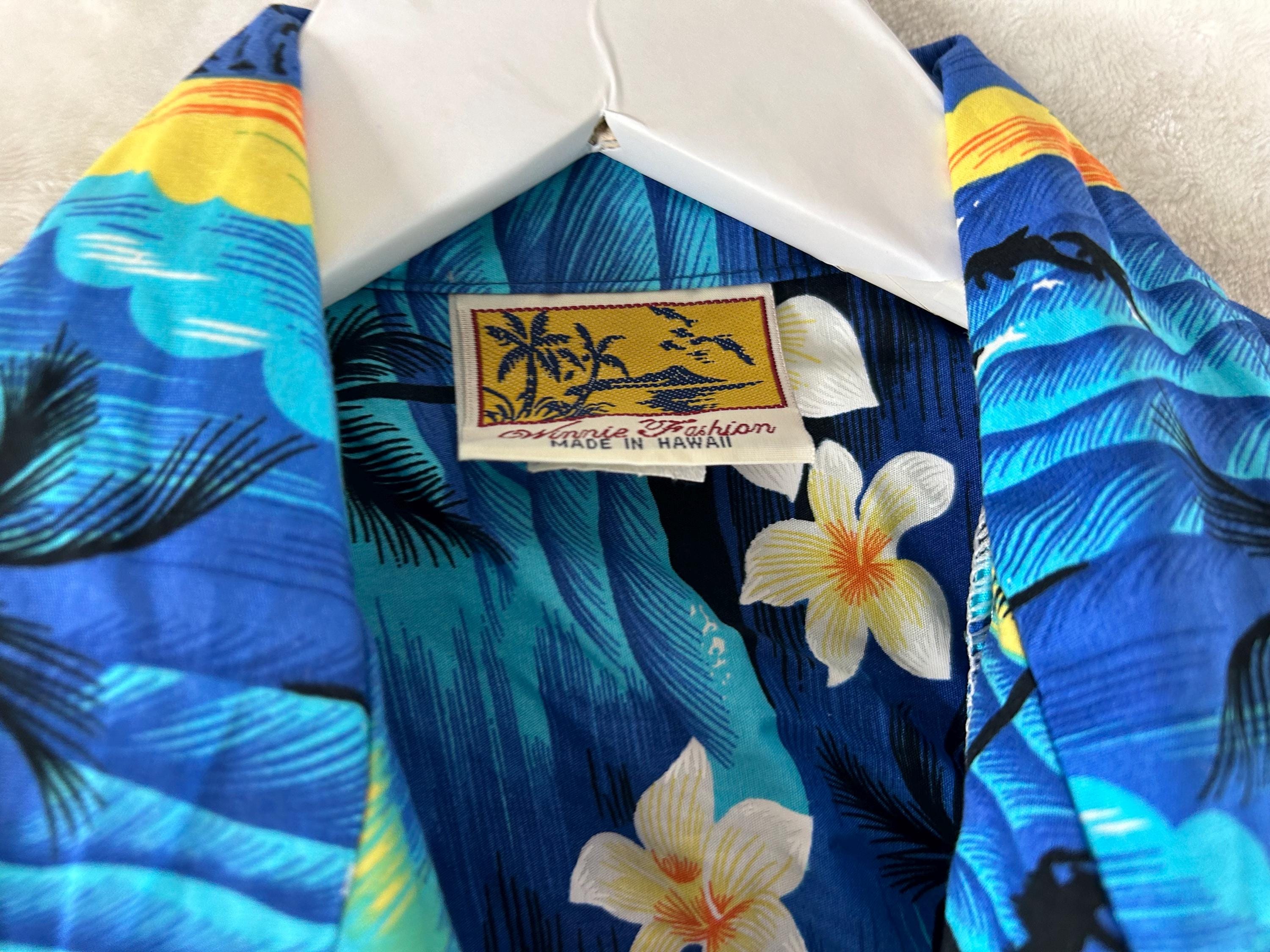 ヴィンテージアロハ90s ハワイアンシャツ kalaupapa ボタニカル