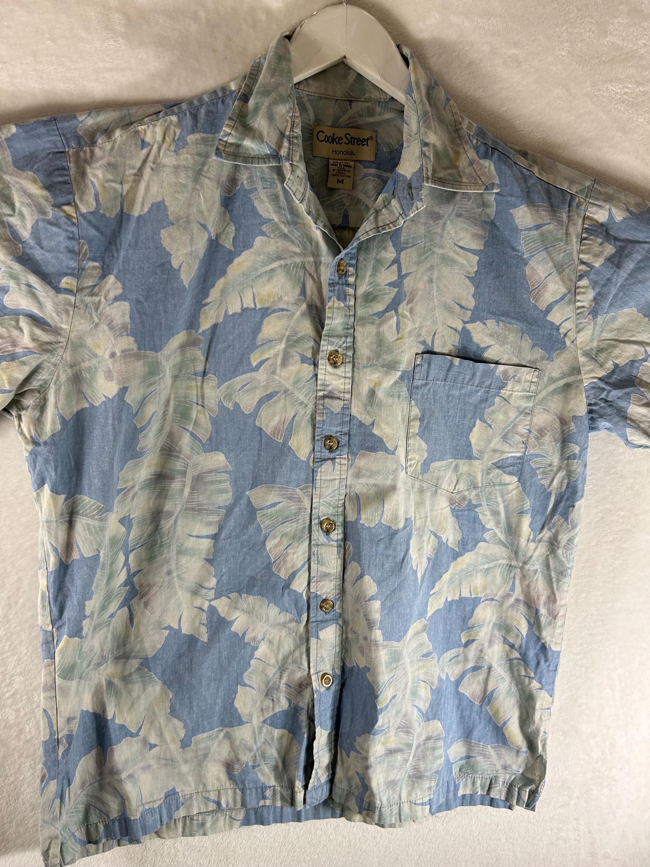 Vintage Cooke Street Hawaiian Aloha Shirt: 100% Cotton