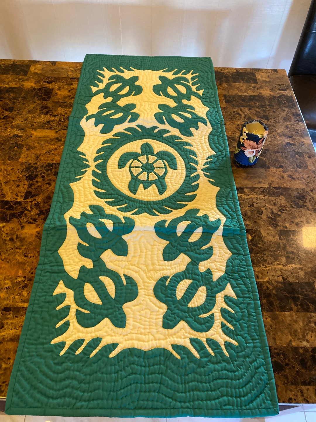 Hawaiian Handmade Table Runner/ Bed Runner/ Wall Hanging Etsy