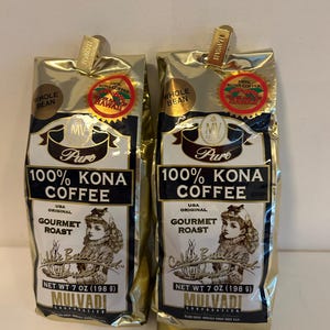 Mulvadi 100% Kona coffee whole bean bb 3/2026  great value! AlohafromHawaiiUS