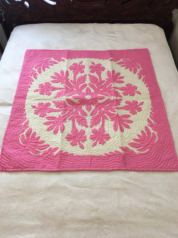 Hawaiian Handmade Quilts Baby Blankets/wall Hanging 42inch by Etsy
