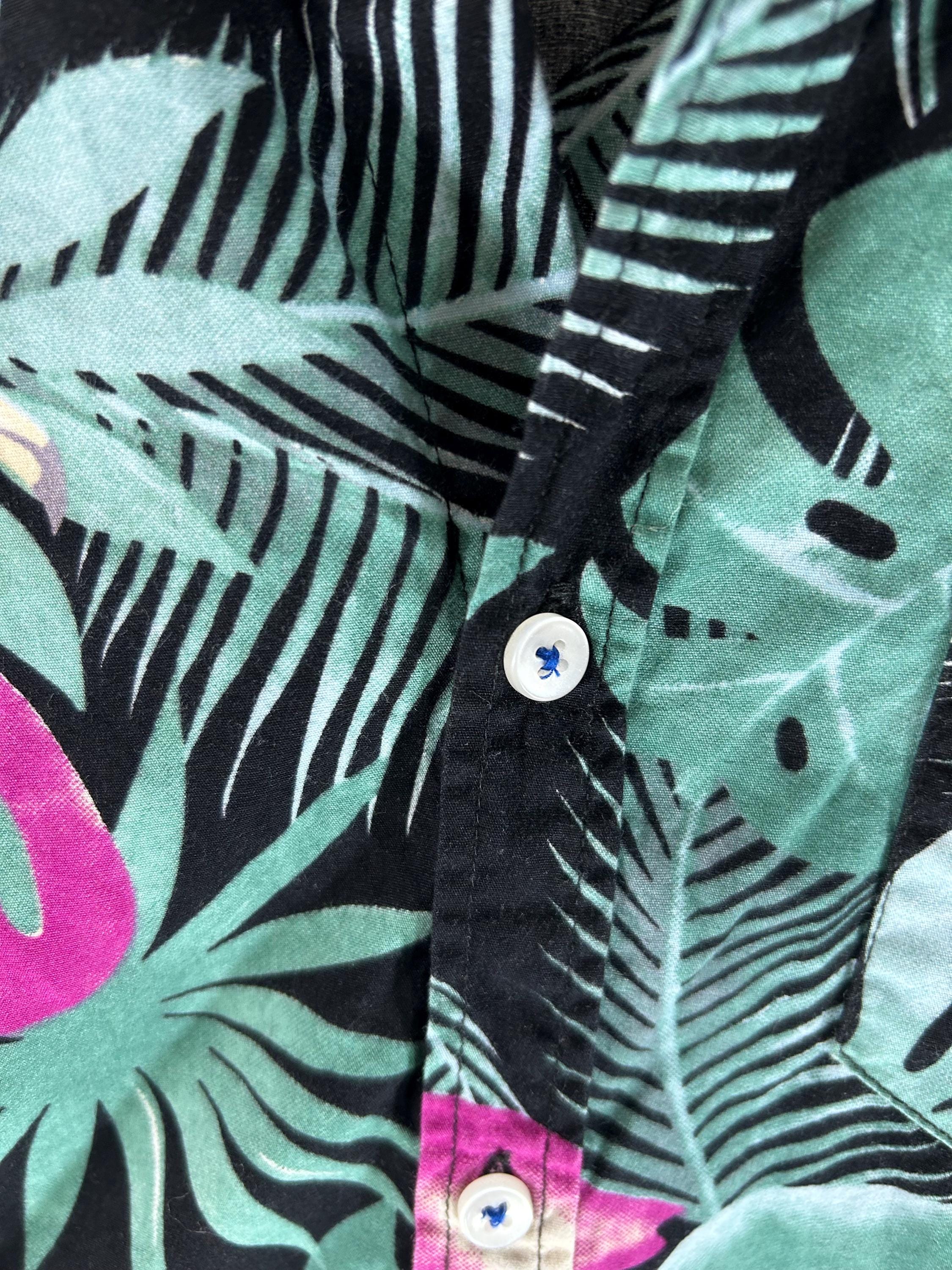 Camicie hawaiane da uomo con fenicottero rosa Made in Hawaii, U