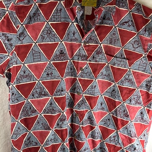 Vintage Hawaiian Shirt 3XL: USA Made Cotton Aloha Shirt
