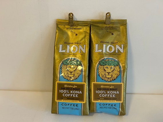 Lion 100 Kona Hawaiian Coffee Whole Bean - Fresh Roastquality