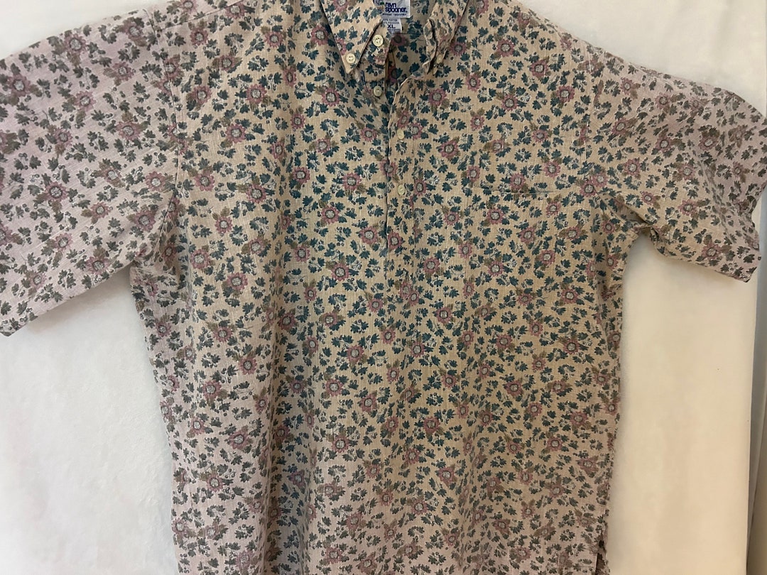 Chemise Hawaïenne Vintage REYN SPOONER – Motif FORD Motor – Rayonne – Taille 2XL – Neuf Avec étiquettes