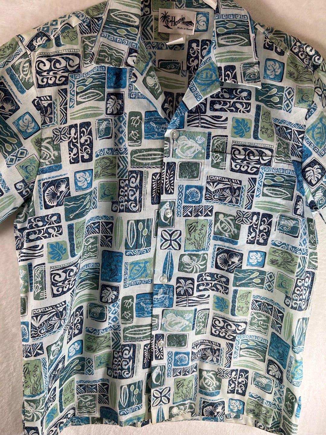 Hosey Tartan Vintage Leaves Hawaiian Shirt main image 0