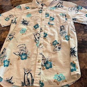 Hawaiian Aloha shirt O’Neill kid size medium 100% cotton Thank you for shopping! AlohafromHawaiiUS
