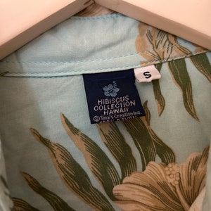 Samoa Hawaiian Shirt Hibiscus Flowers Vintage Style